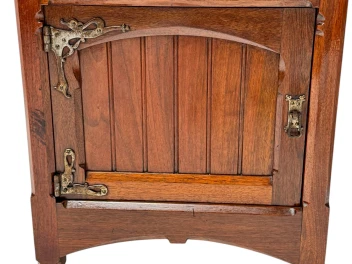 Two Arts & Crafts Nightstands by Gustave Serrurier-Bovy, 1900s